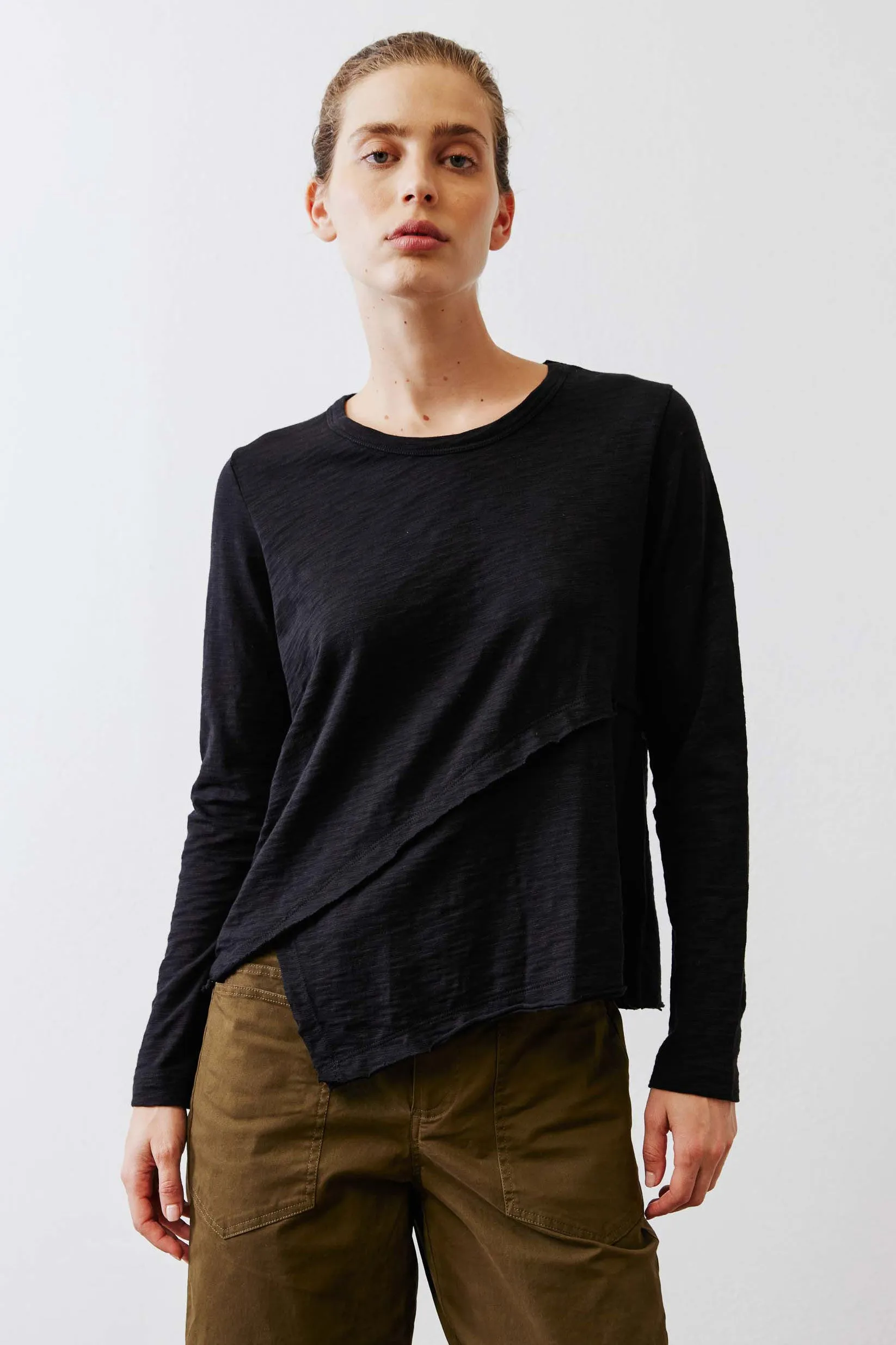 Inner Glow Asymmetric Long Sleeve Top sold by Ruti
