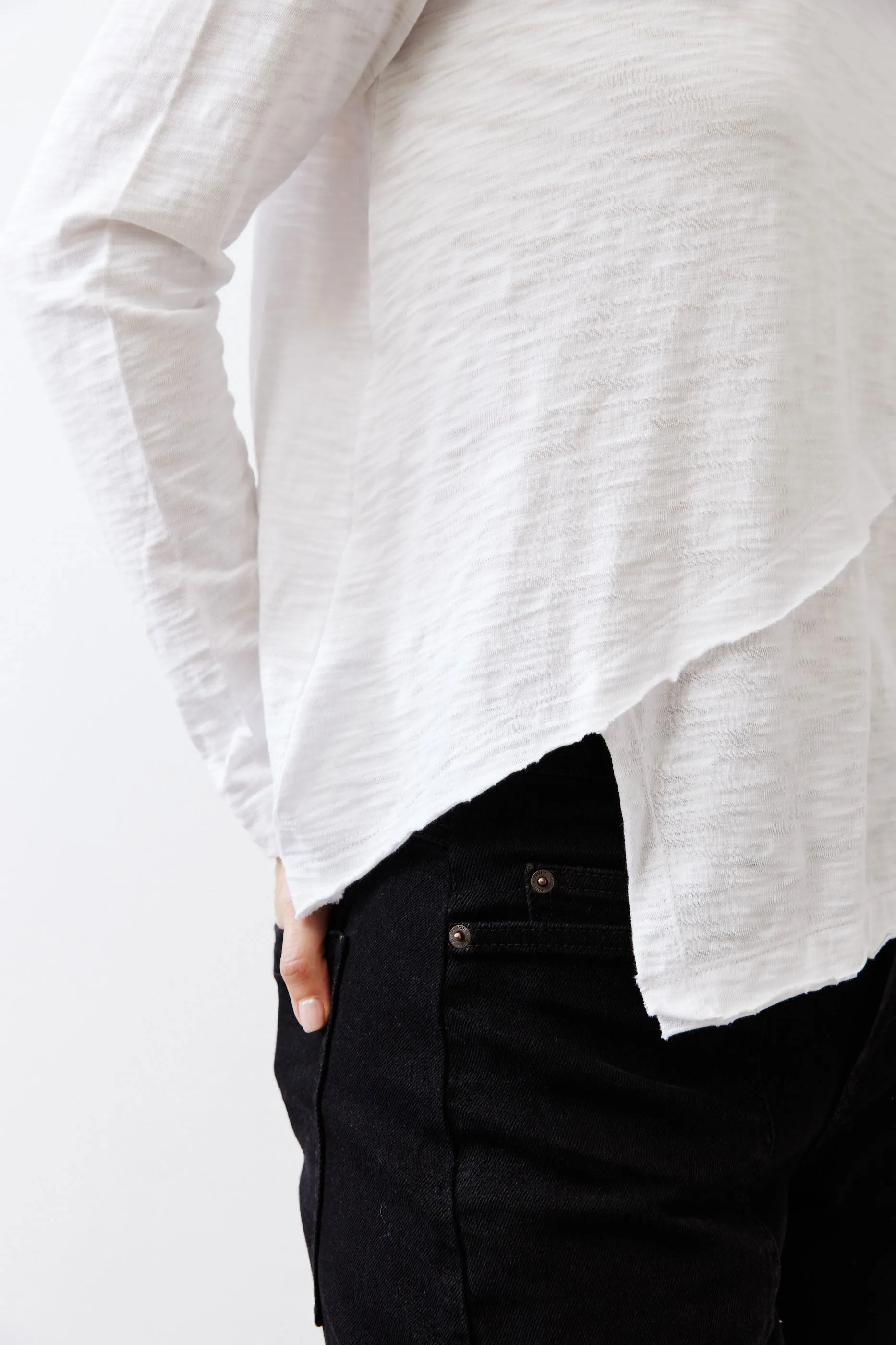 Inner Glow Asymmetric Long Sleeve Top sold by Ruti product image thumbnail 2