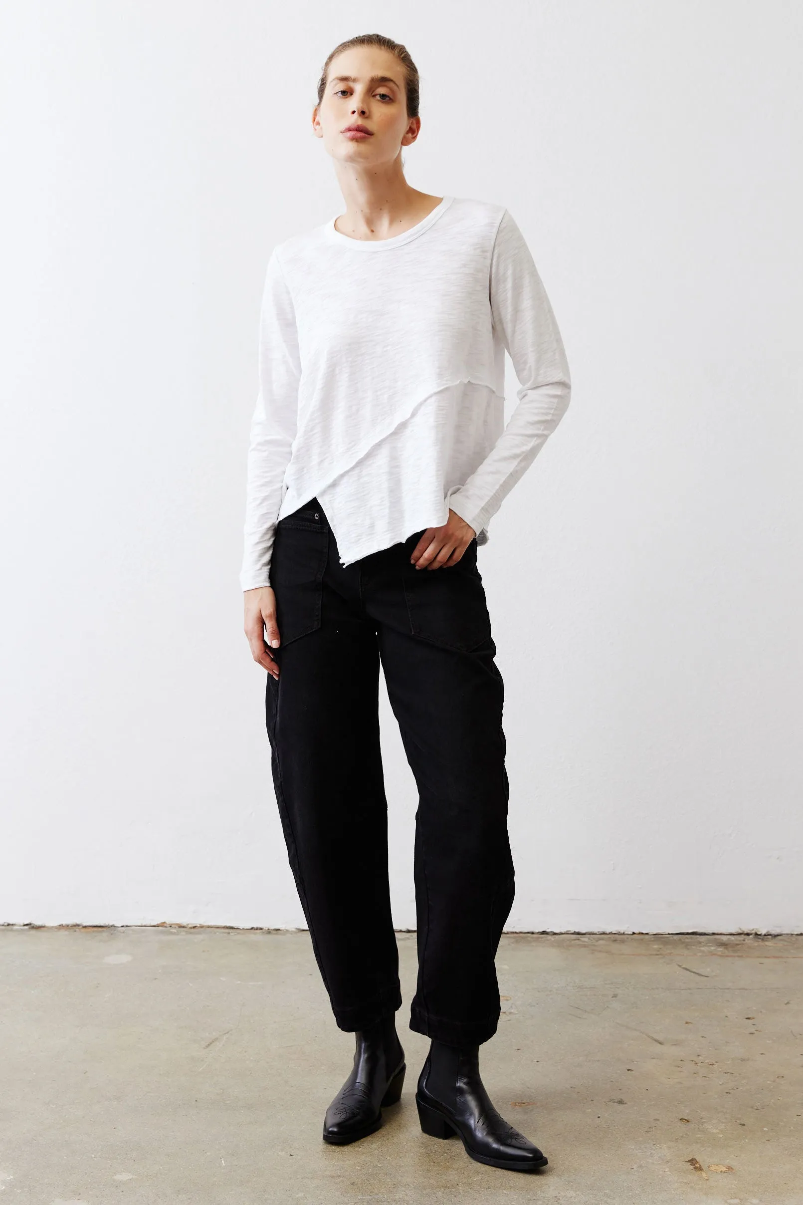 Inner Glow Asymmetric Long Sleeve Top sold by Ruti product image thumbnail 3