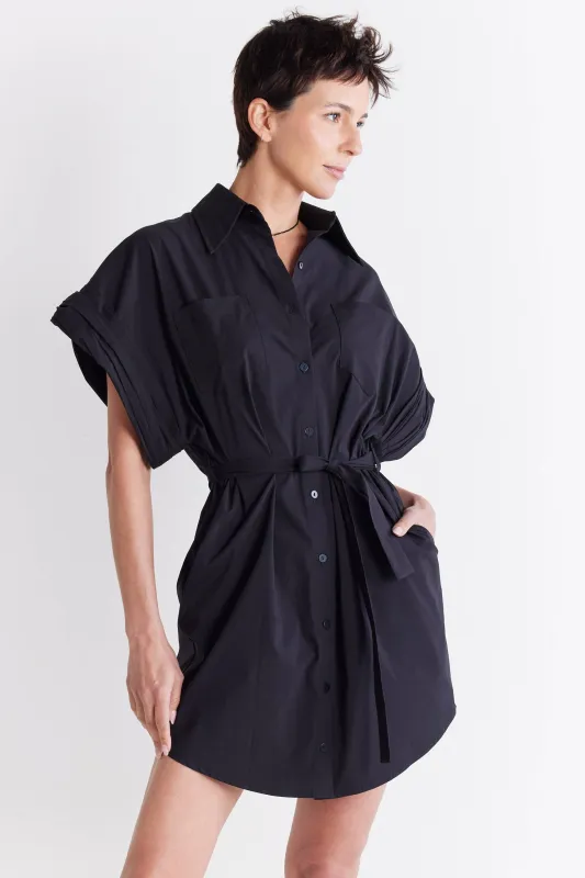 The Wide Sleeve Poplin Dress sold by Ruti