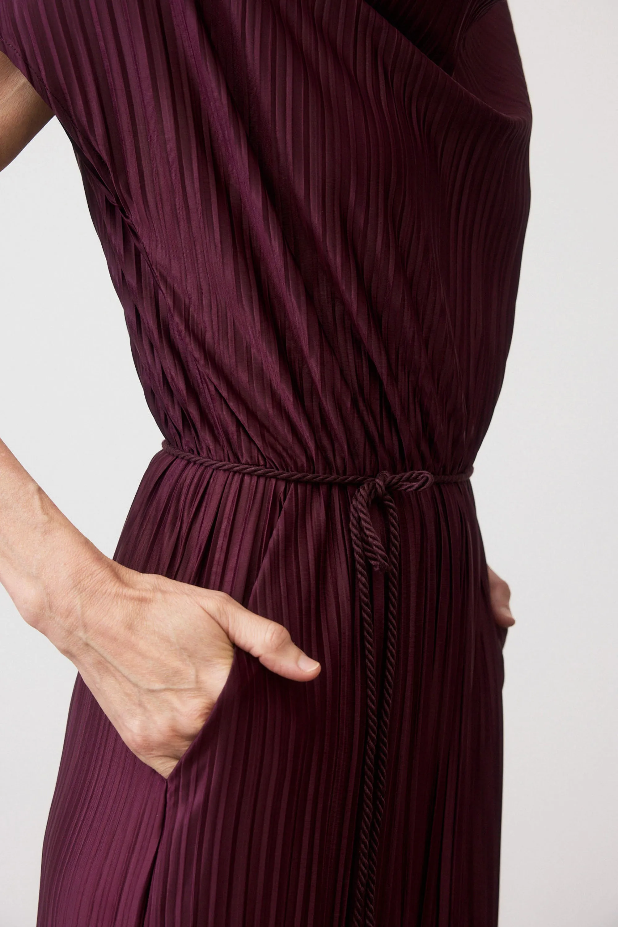 Draped Pleated Maxi Dress sold by Ruti product image thumbnail 5