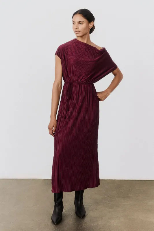 Draped Pleated Maxi Dress sold by Ruti