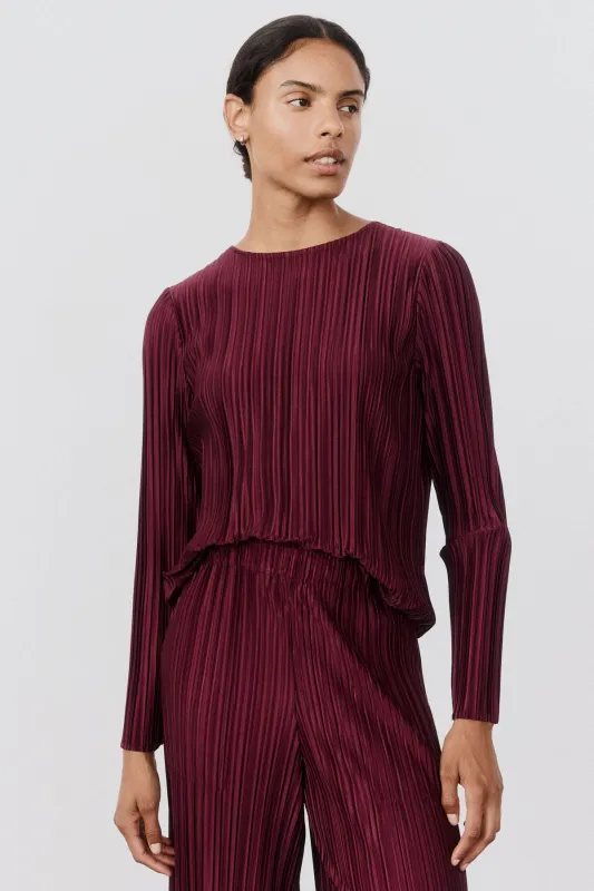 Relaxed Pleated Top sold by Ruti
