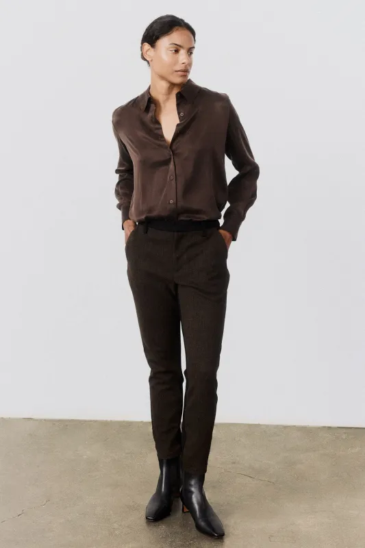 Washable Silk Button Down Top sold by Ruti