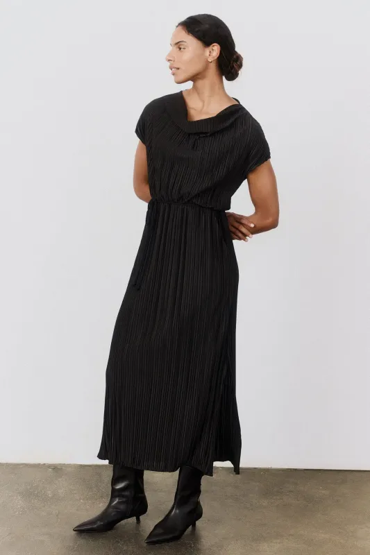 Draped Pleated Maxi Dress sold by Ruti