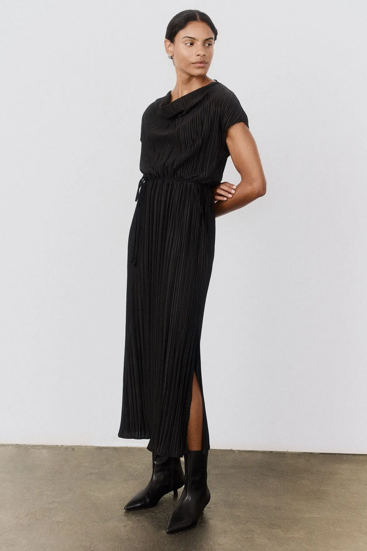 Draped Pleated Maxi Dress sold by Ruti product image thumbnail 4