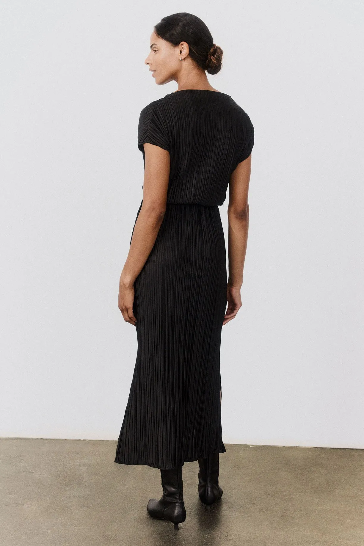 Draped Pleated Maxi Dress sold by Ruti product image thumbnail 5