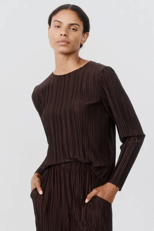 Relaxed Pleated Top sold by Ruti