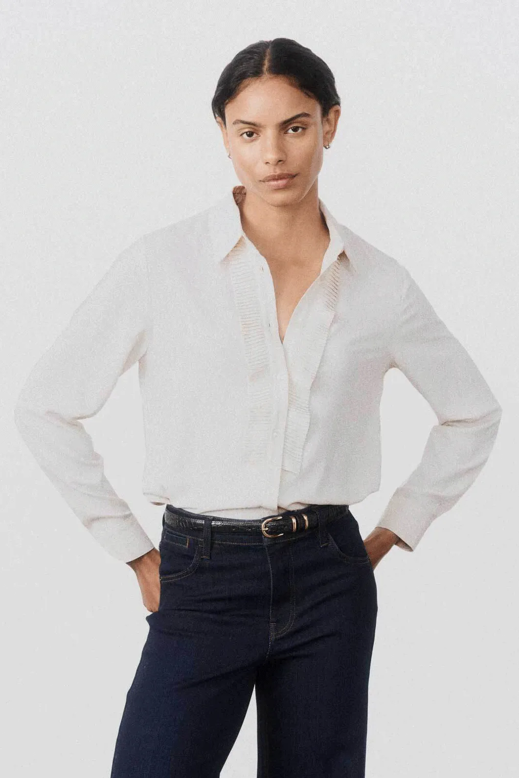The Tux Blouse sold by Ruti