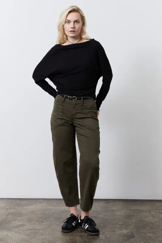 The Slouchy Soft Twill Pants sold by Ruti