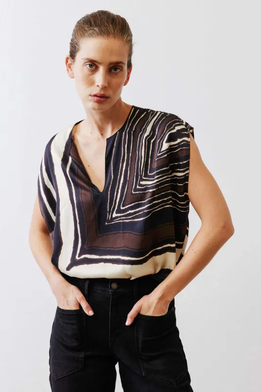 The All Day Washable Silk Top sold by Ruti