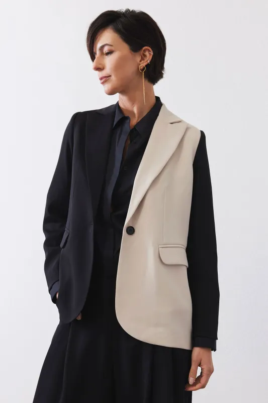 The Classic Colorblock Blazer That Upgrades You sold by Ruti