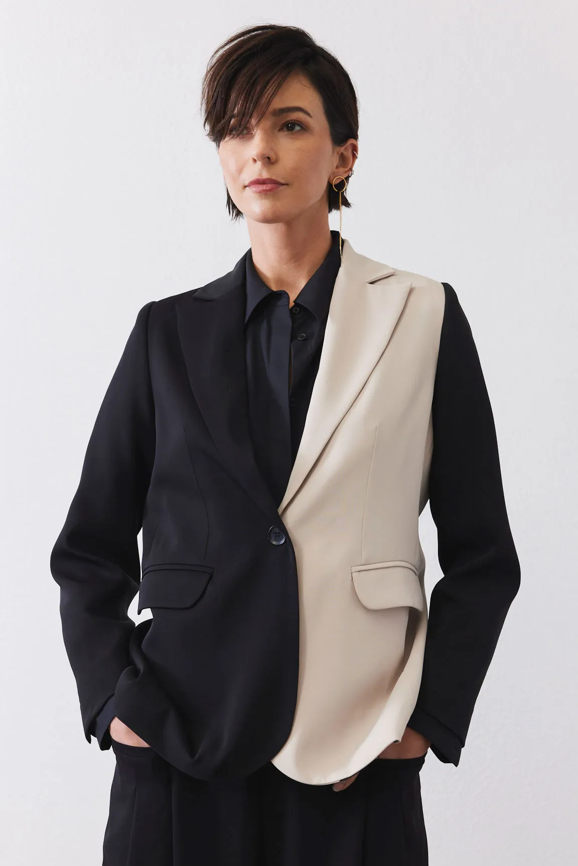 The Classic Colorblock Blazer That Upgrades You sold by Ruti product image thumbnail 5