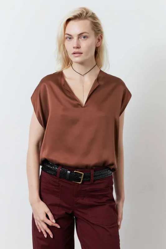 The All Day Washable Silk Top sold by Ruti