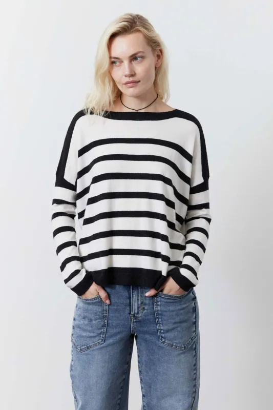Not Too Oversized Striped Sweater sold by Ruti