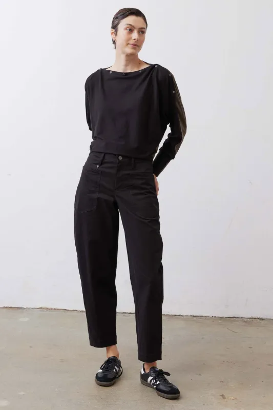 The Slouchy Soft Twill Pants sold by Ruti