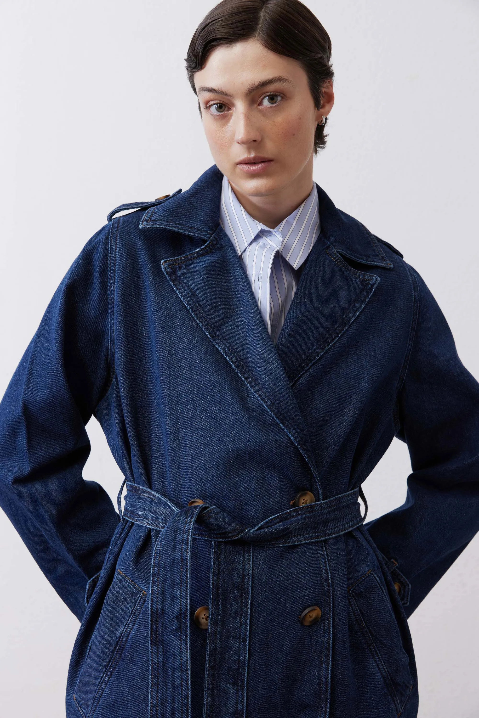 The Denim Trench Coat sold by Ruti product image thumbnail 2