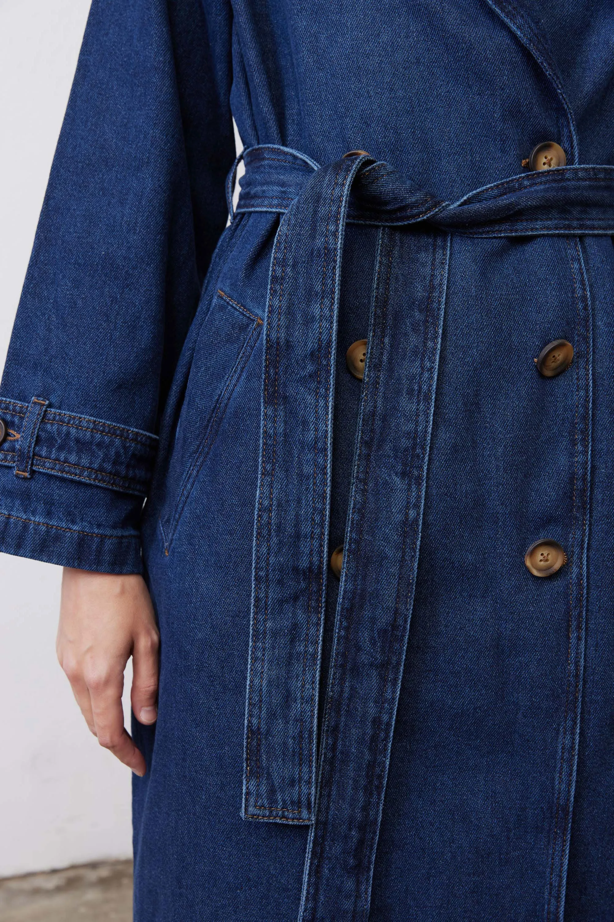 The Denim Trench Coat sold by Ruti product image thumbnail 5