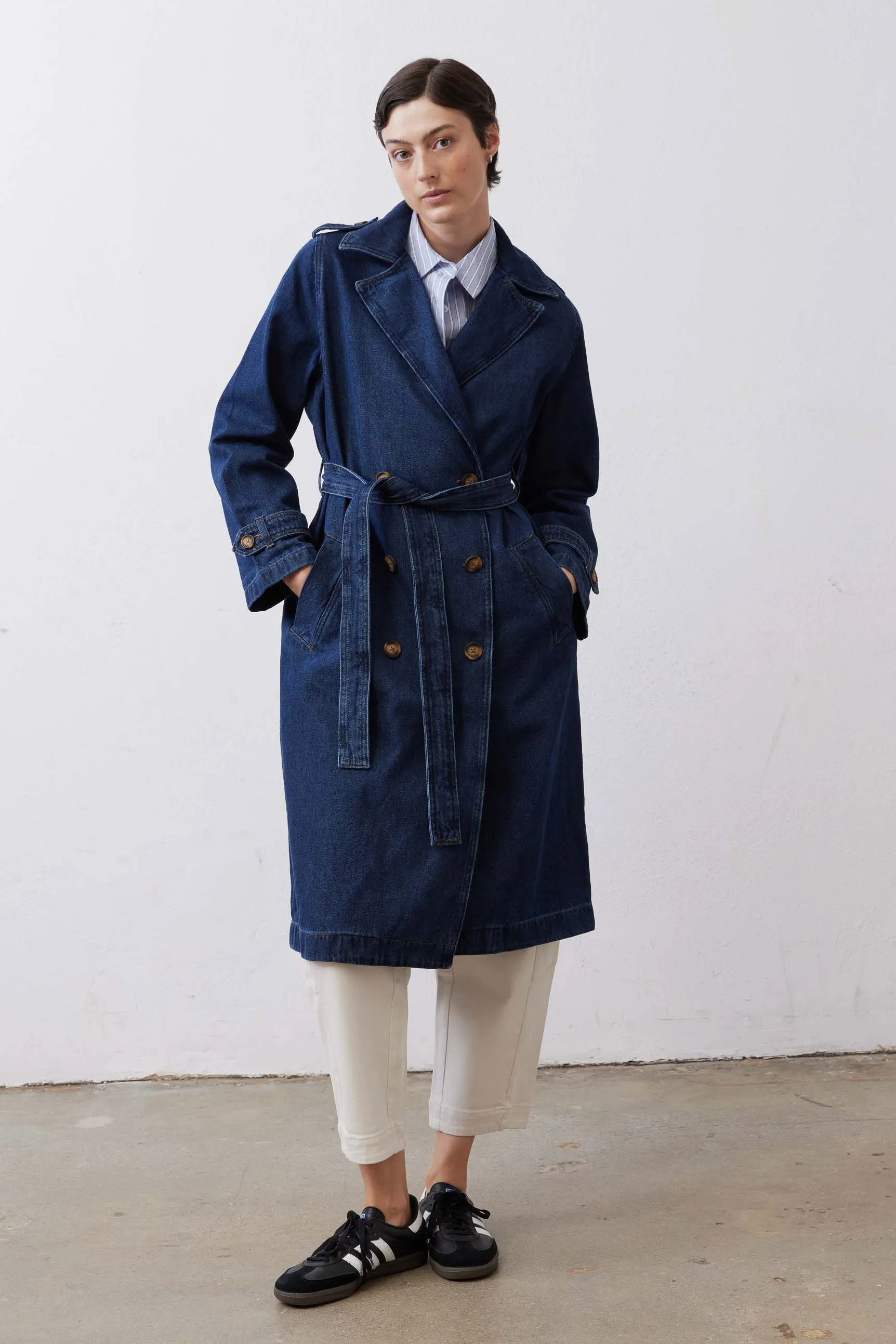 The Denim Trench Coat sold by Ruti product image thumbnail 3