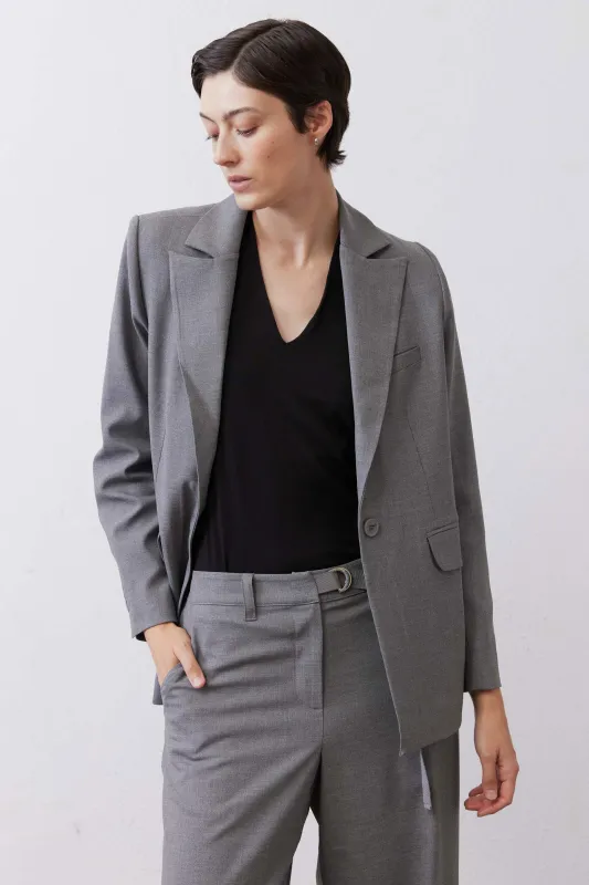 The Squared Off Blazer made by Ruti