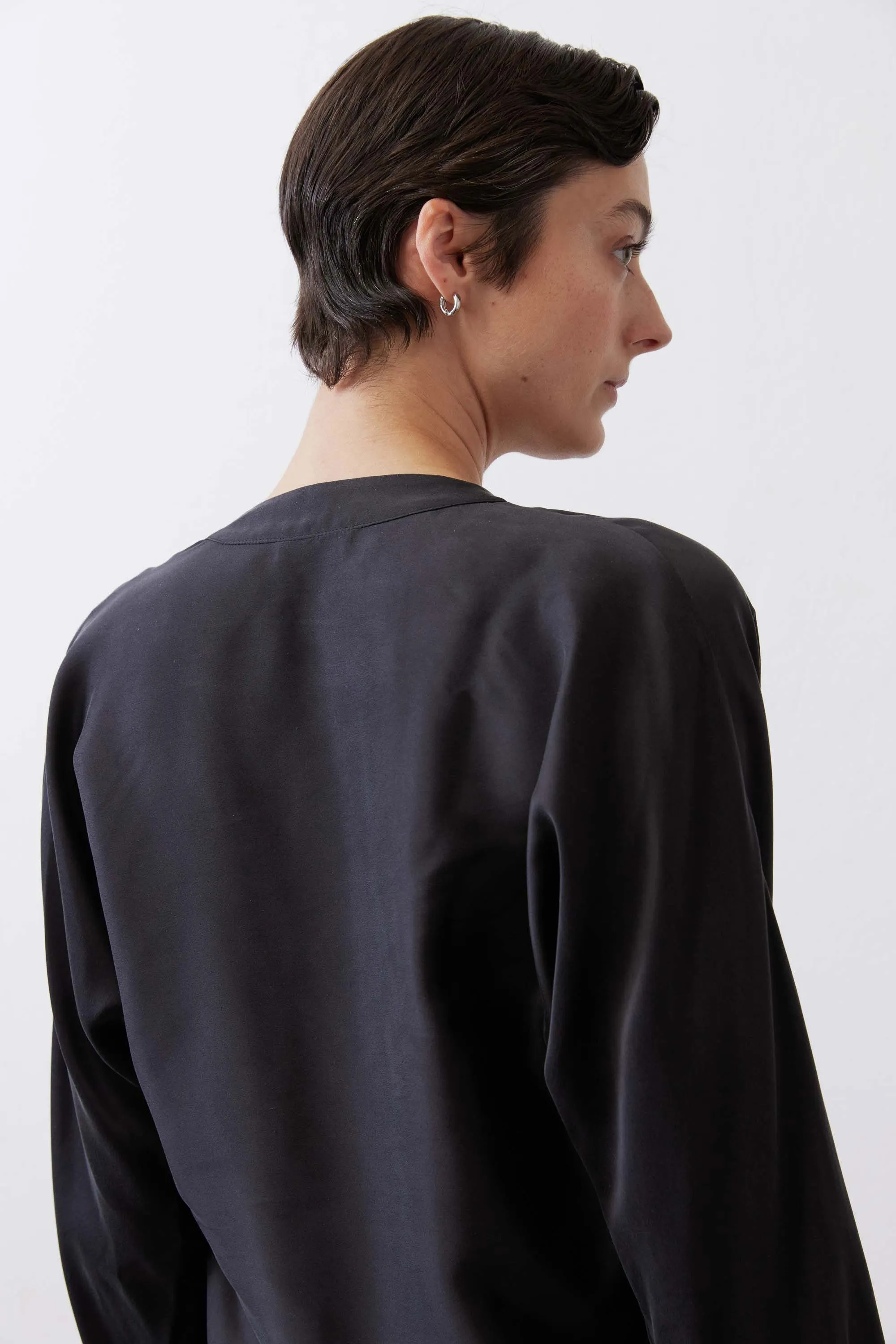 Long Sleeve Wrap Washable Silk Blouse sold by Ruti product image thumbnail 4
