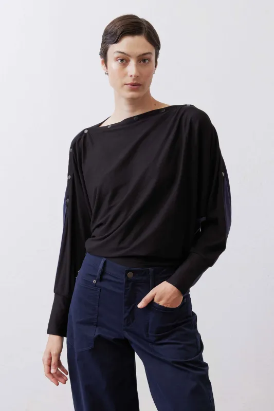 In A Snap Long Sleeve Top sold by Ruti