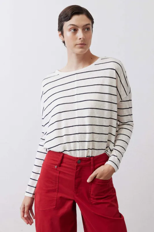 Between the Lines Long Sleeve Lounge Top sold by Ruti
