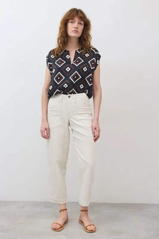 The All Day Washable Silk Top made by Ruti