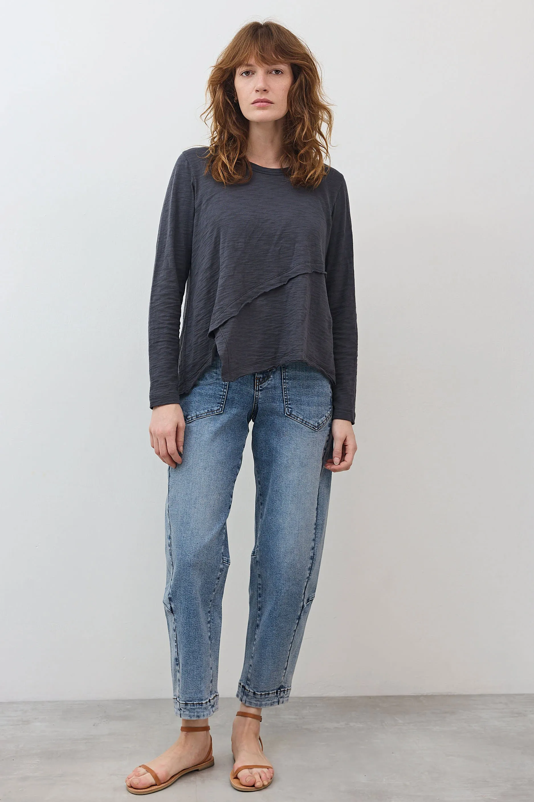 Inner Glow Asymmetric Long Sleeve Top sold by Ruti product image thumbnail 2