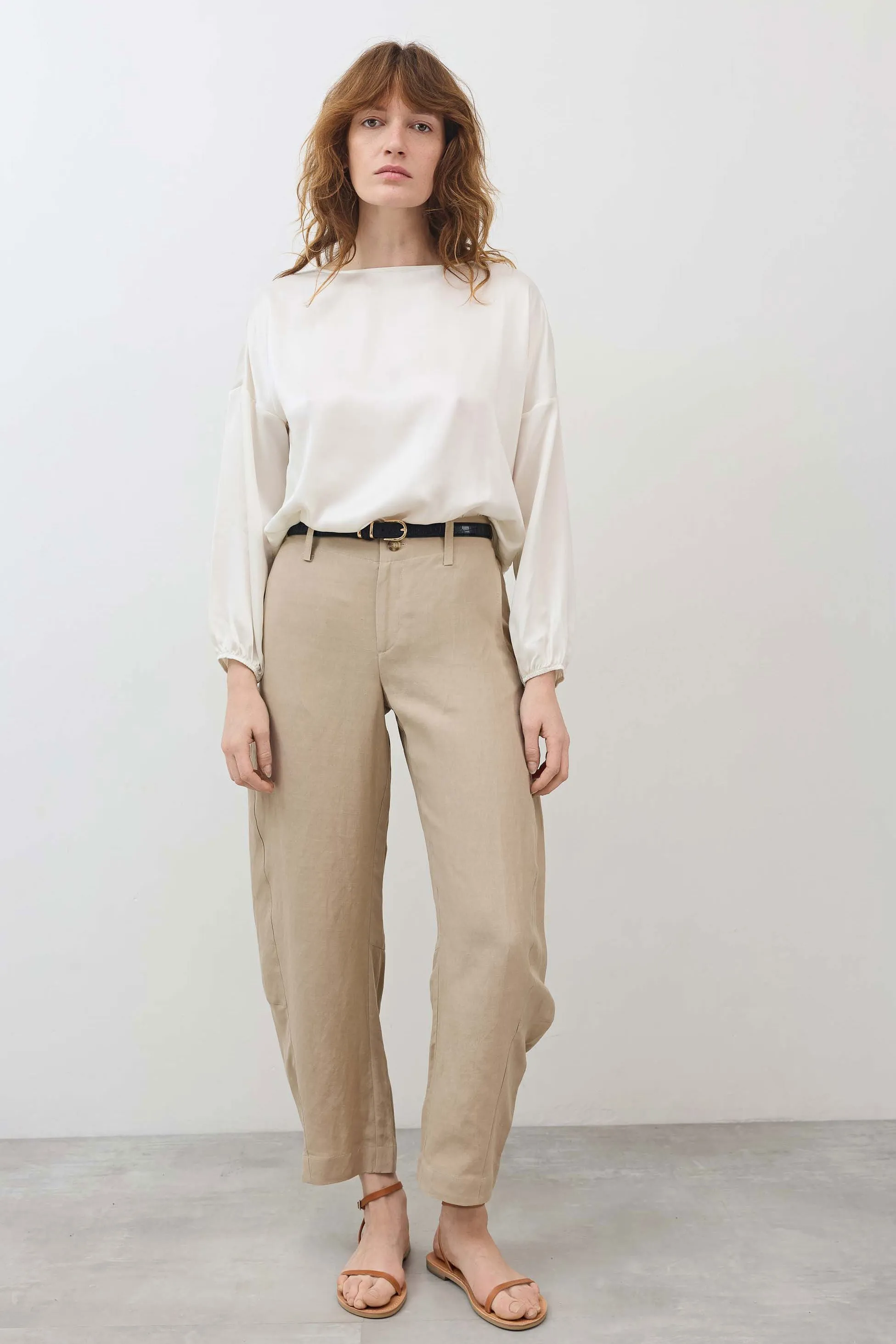 The Uptown Loose Silky Linen Pants sold by Ruti product image thumbnail 2