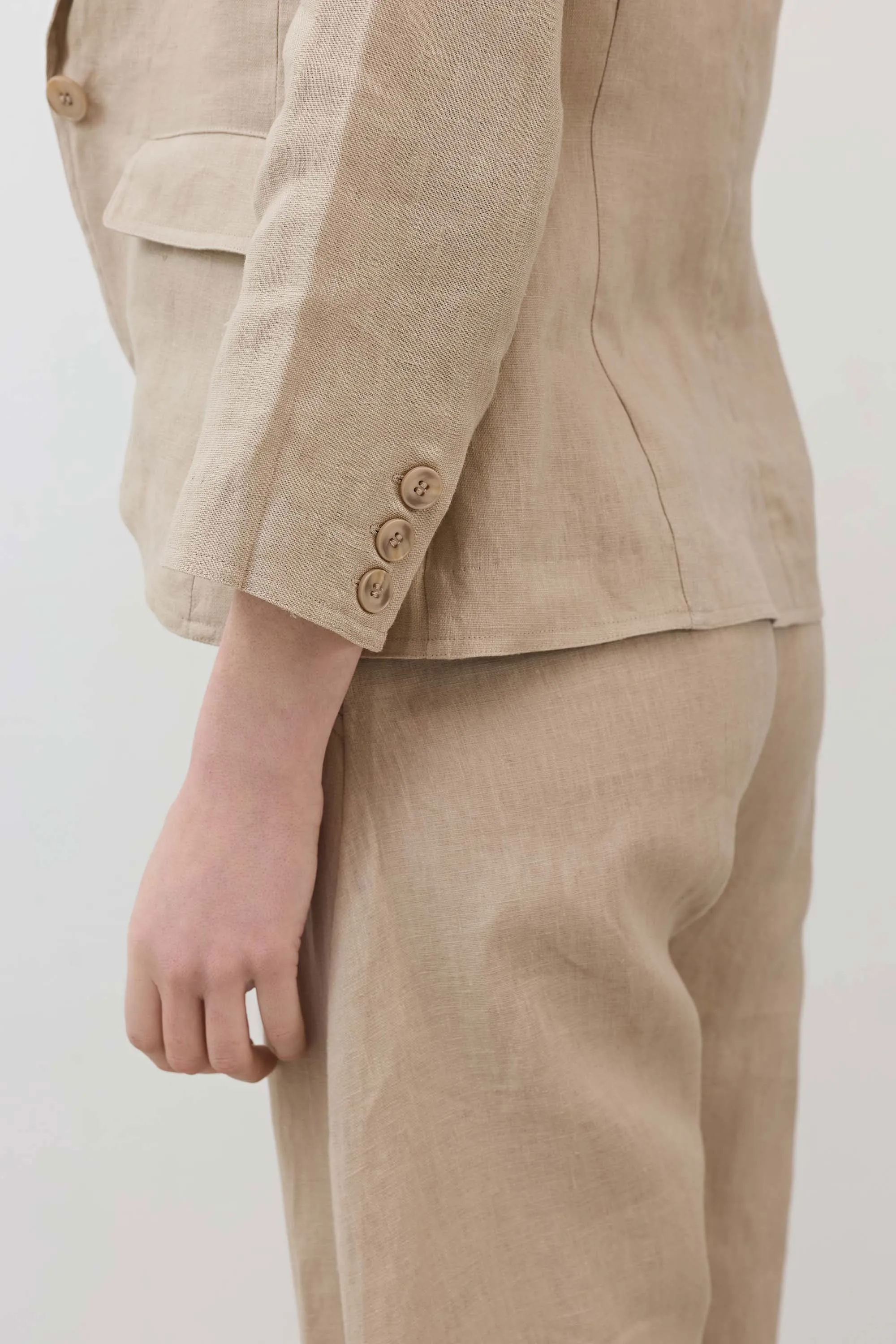 The Cropped Tulip Hem Blazer sold by Ruti product image thumbnail 4