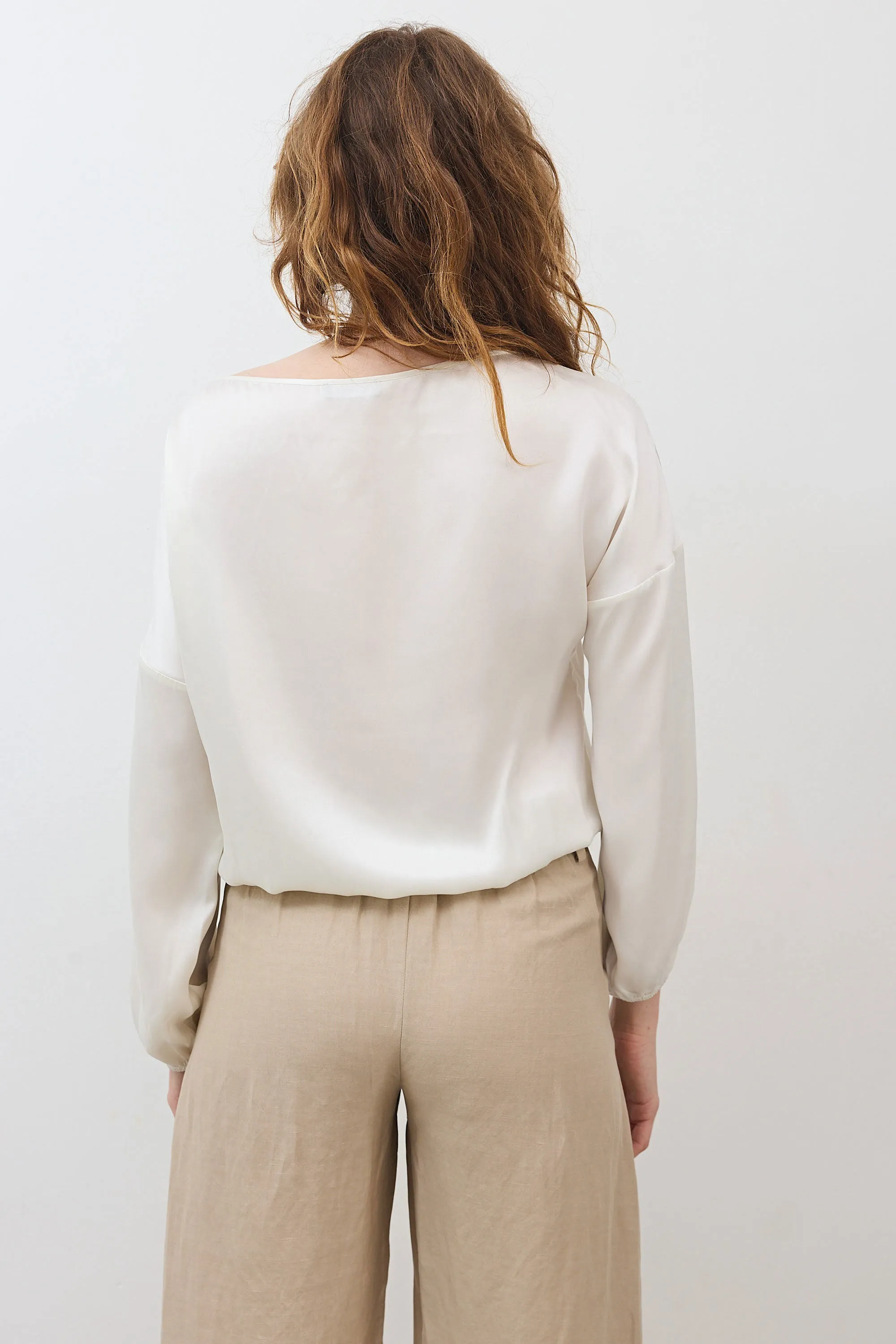 Washable Silk Cinched Hem Blouse sold by Ruti product image thumbnail 5