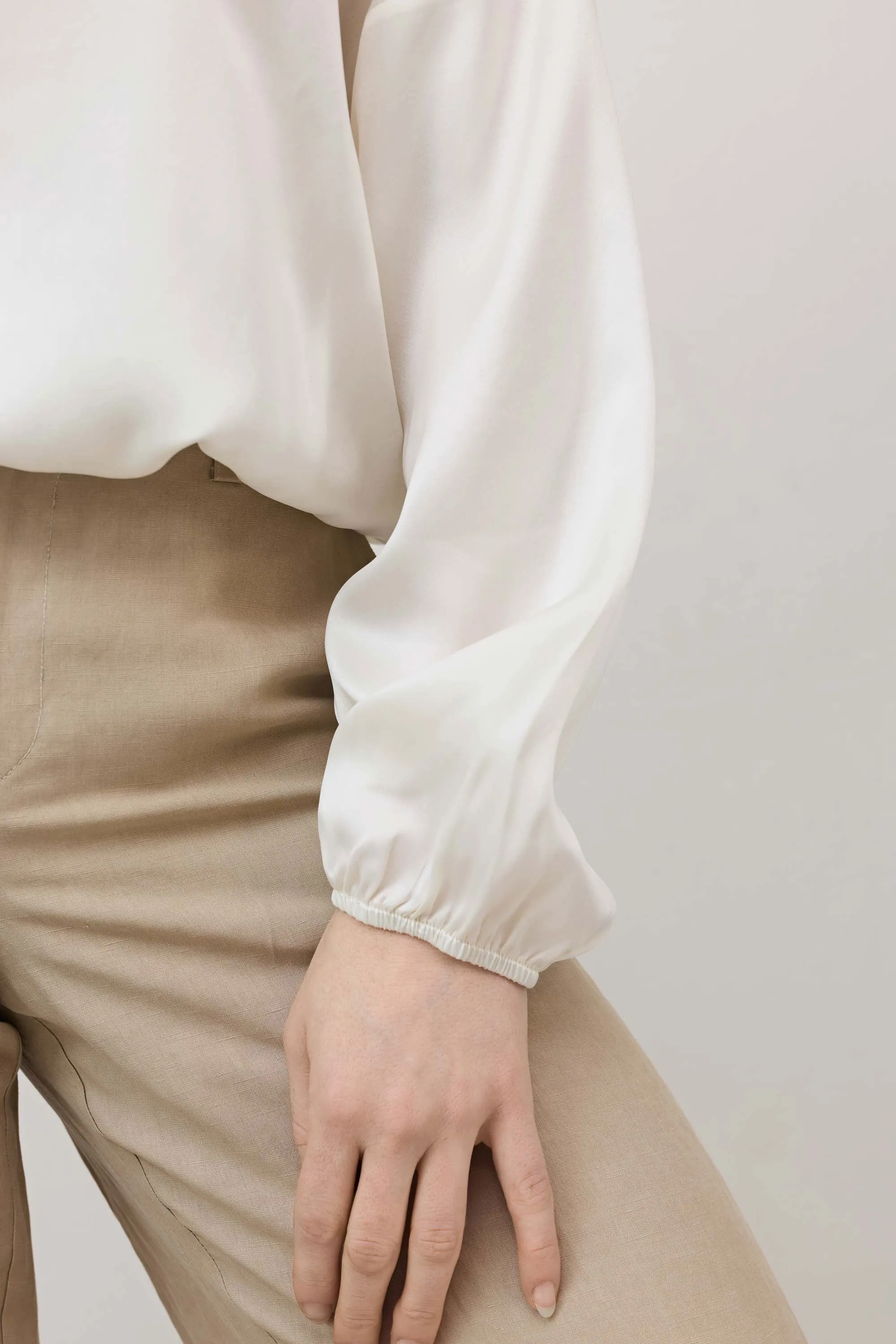 Washable Silk Cinched Hem Blouse sold by Ruti product image thumbnail 4