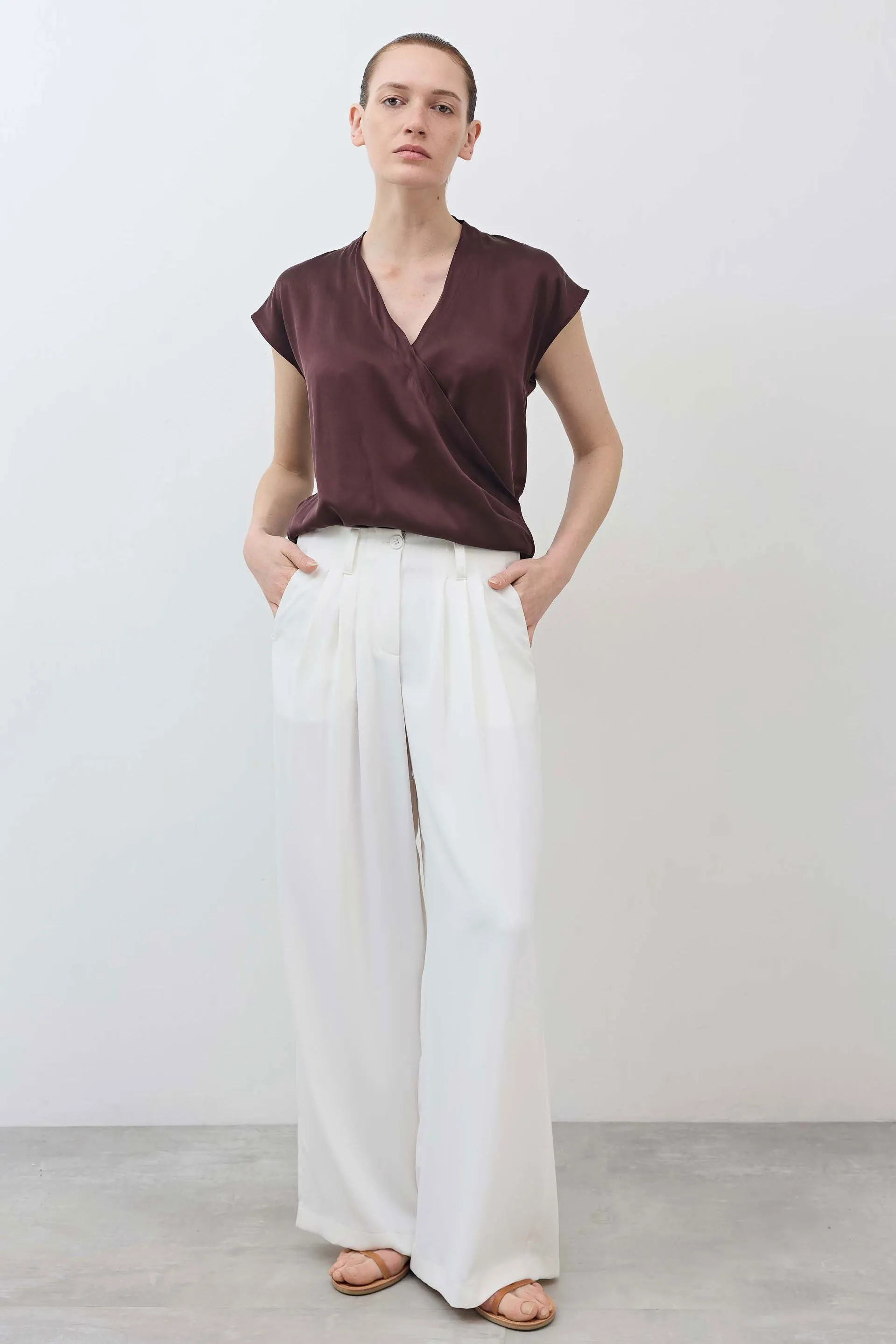 The Wrap Washable Silk Top sold by Ruti product image thumbnail 3