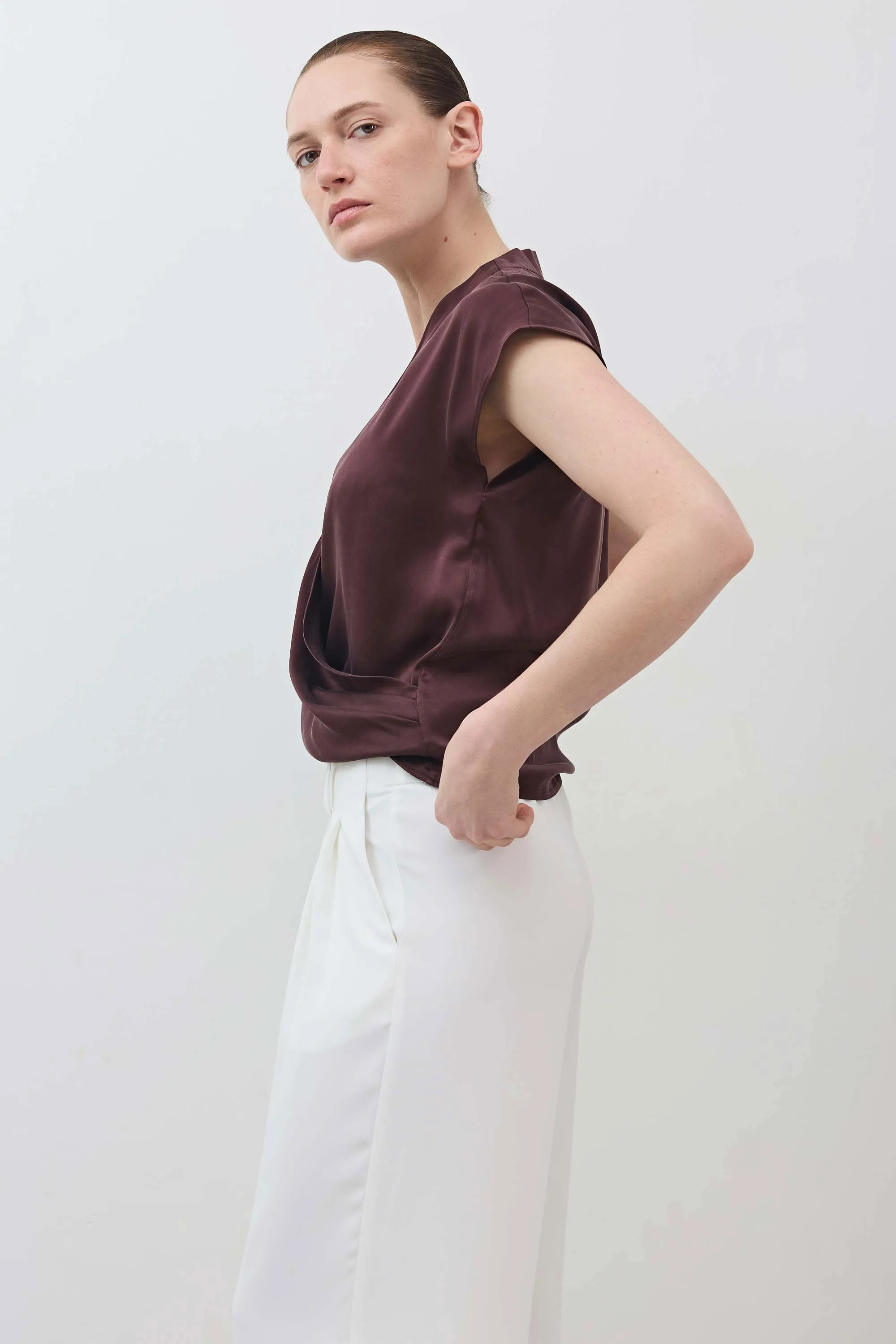 The Wrap Washable Silk Top sold by Ruti product image thumbnail 4