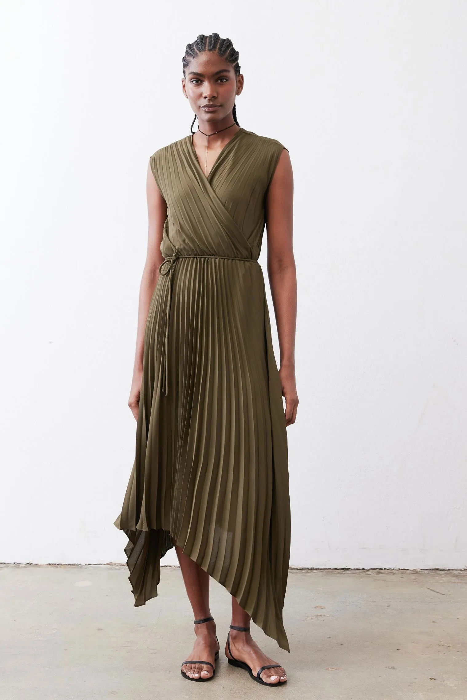 Perfect Pleated Wrap Dress sold by Ruti product image thumbnail 3