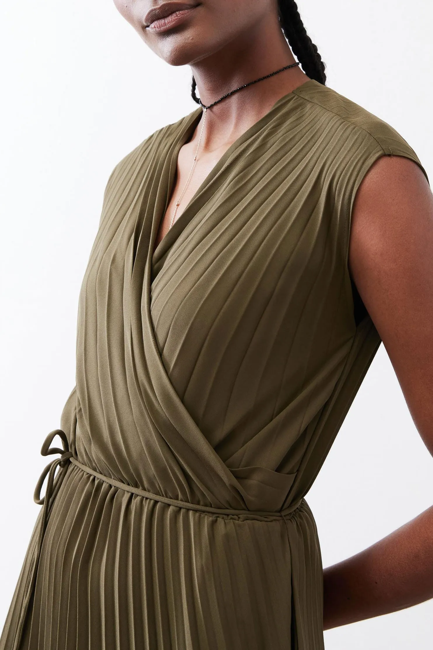 Perfect Pleated Wrap Dress sold by Ruti product image thumbnail 2