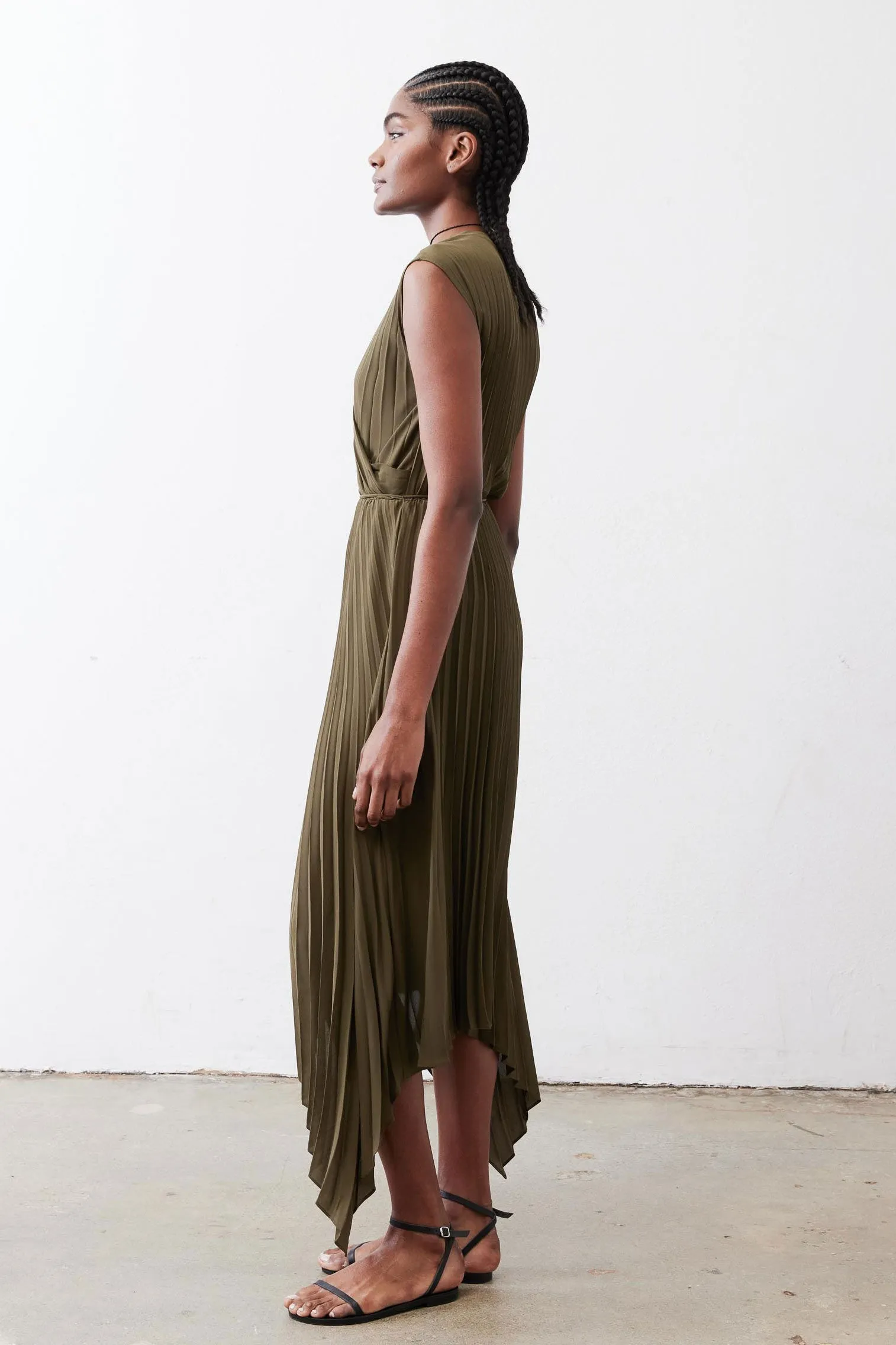 Perfect Pleated Wrap Dress sold by Ruti product image thumbnail 5