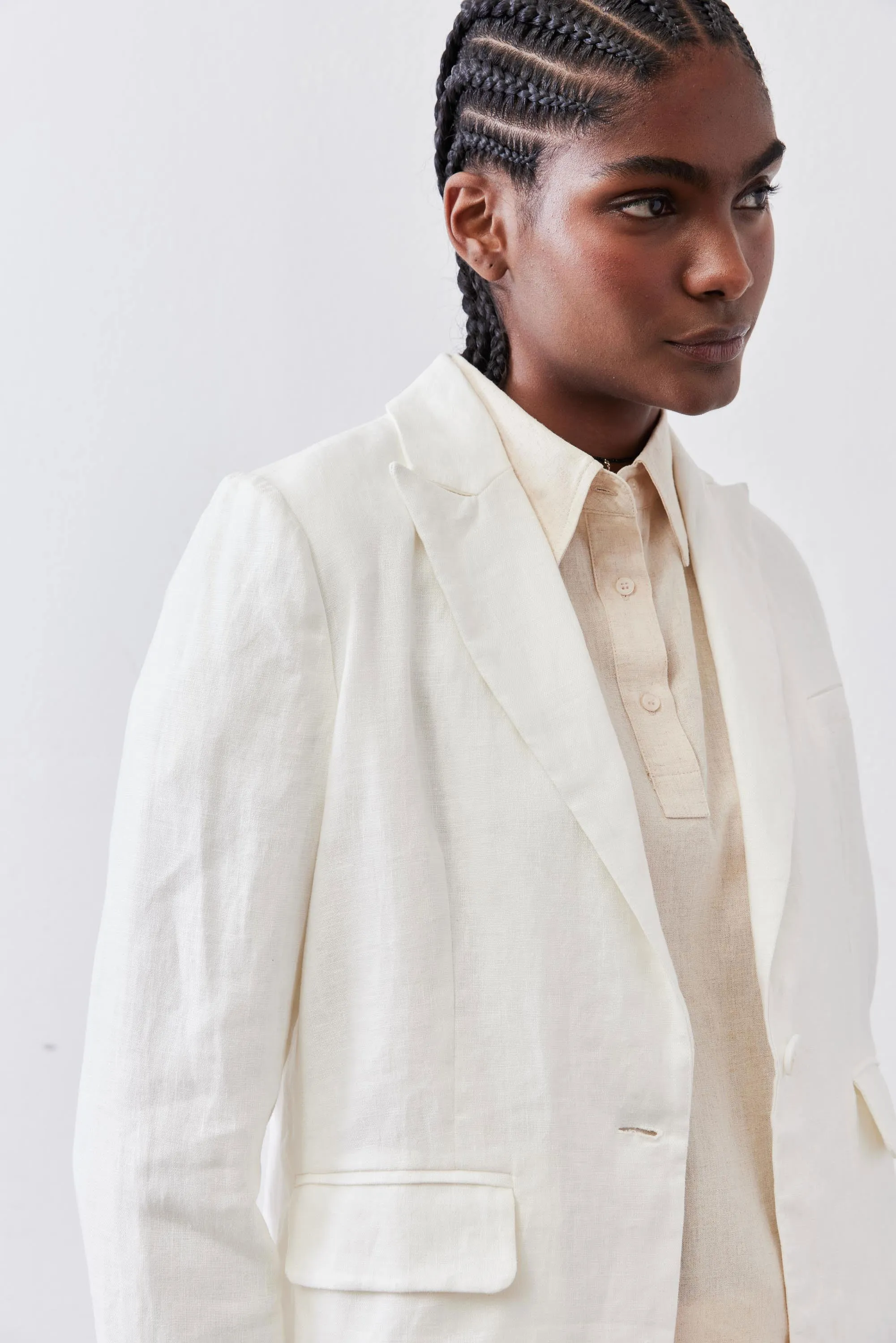 The Linen Classic Blazer That Upgrades You sold by Ruti product image thumbnail 3