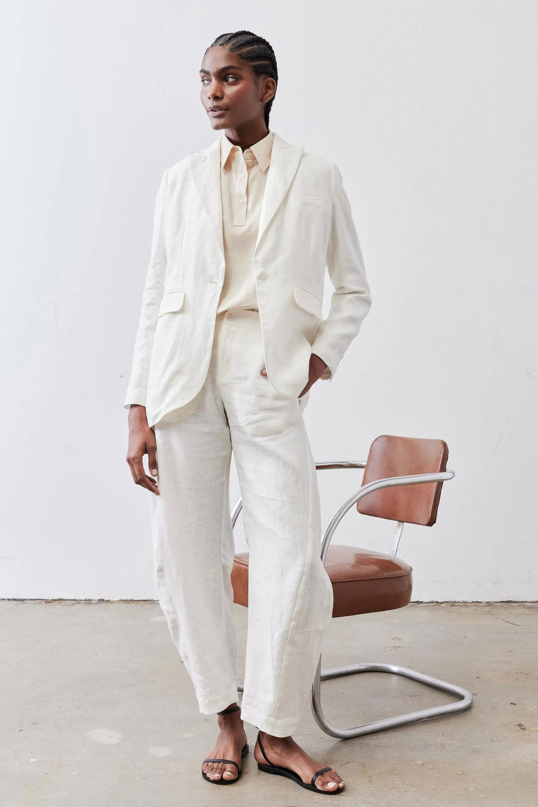 The Linen Classic Blazer That Upgrades You sold by Ruti product image thumbnail 5