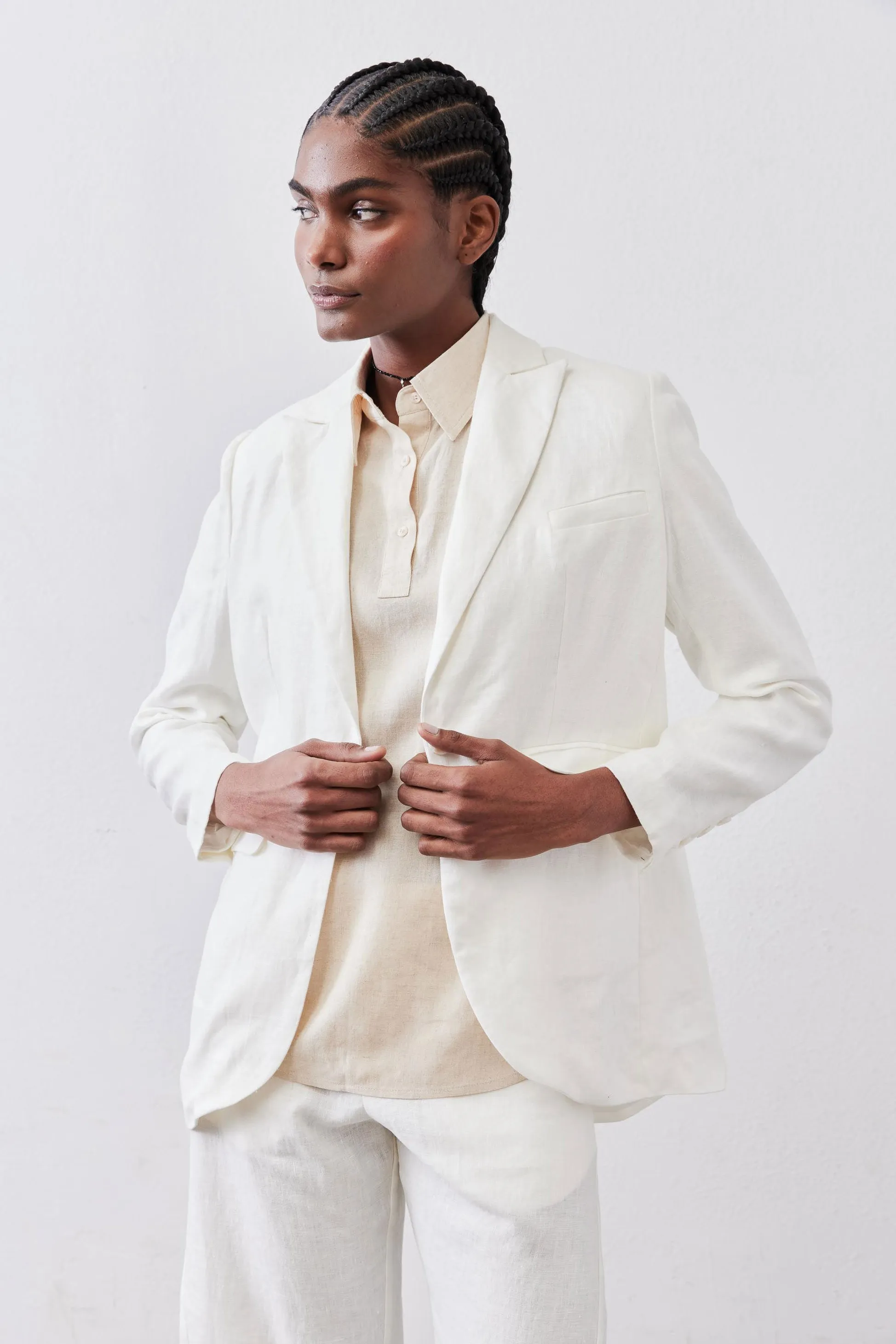 The Linen Classic Blazer That Upgrades You sold by Ruti product image thumbnail 2