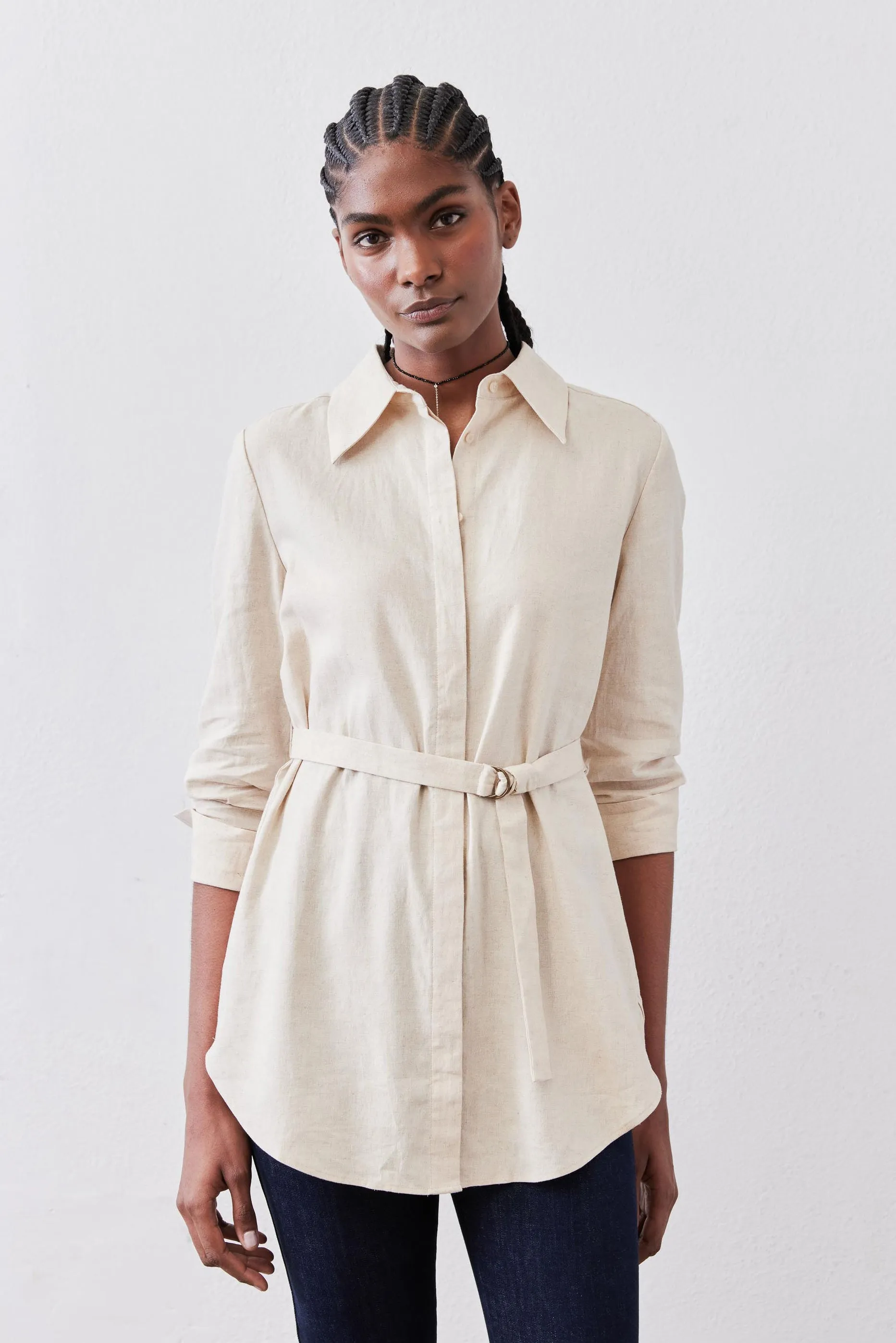The Belted Linen Tunic sold by Ruti product image thumbnail 2