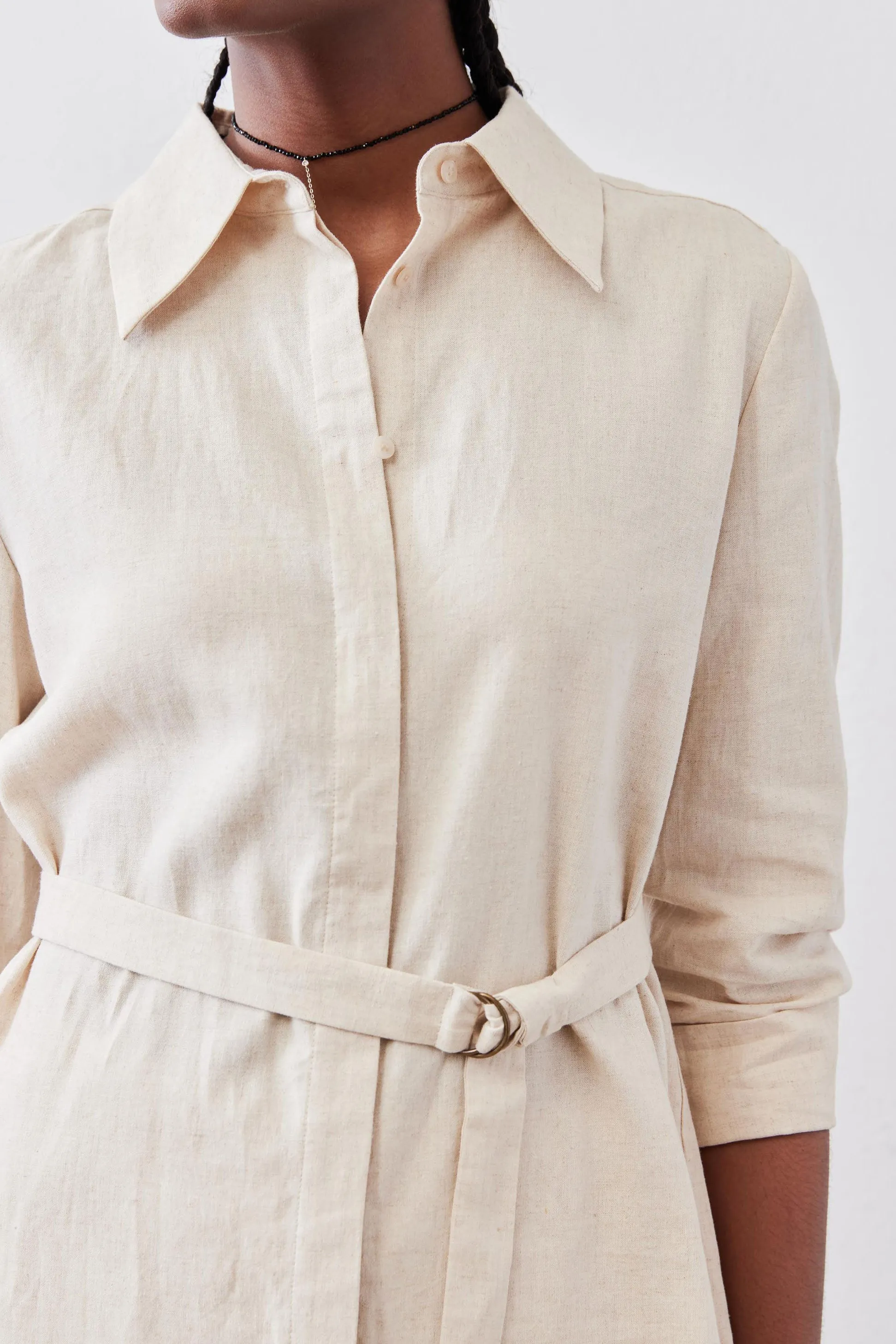 The Belted Linen Tunic sold by Ruti product image thumbnail 3