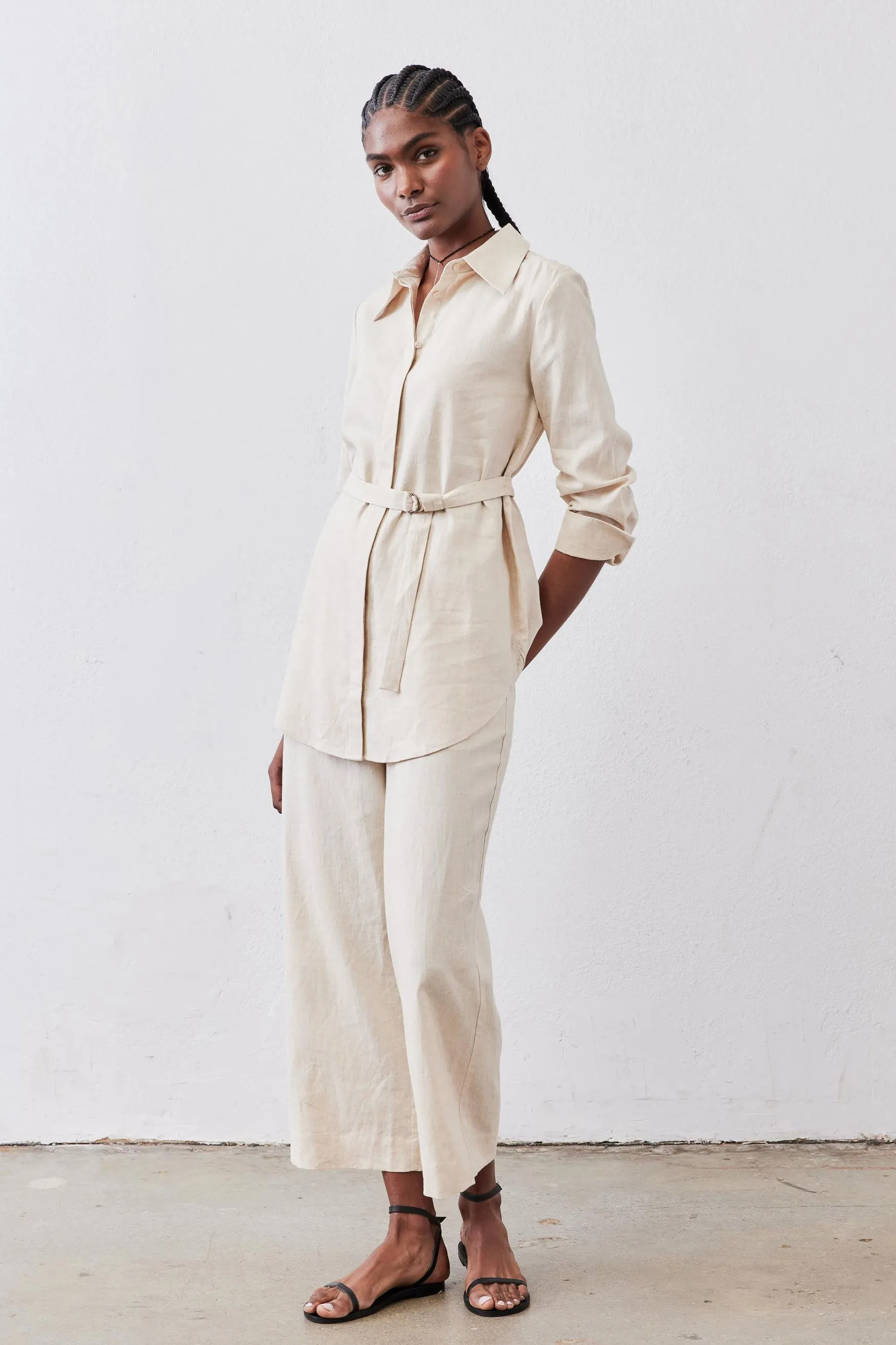 The Belted Linen Tunic sold by Ruti product image thumbnail 5