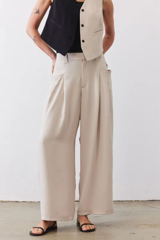 The Keen Wide Leg Trouser made by Ruti
