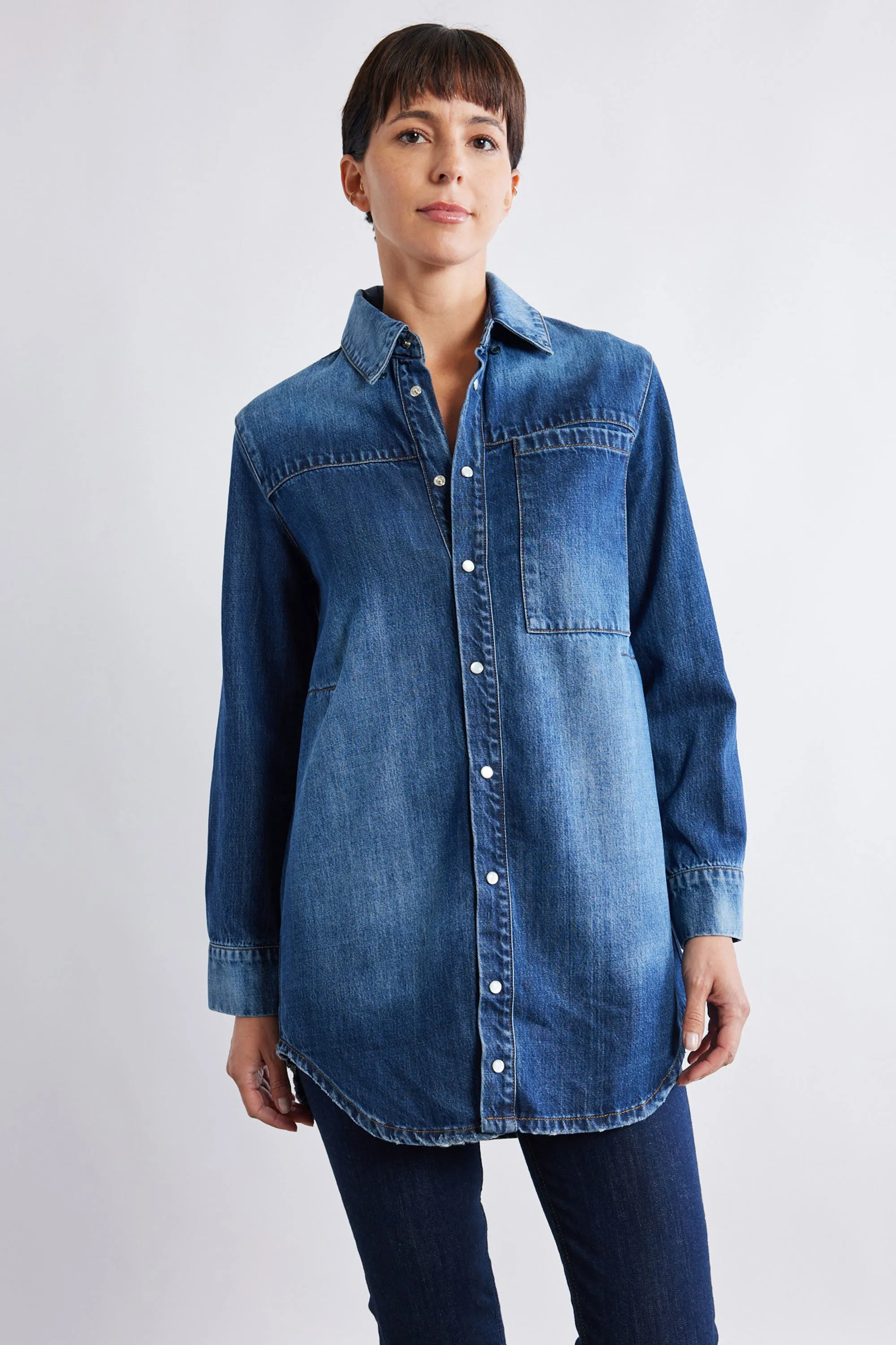 Relaxed Light Denim Tunic sold by Ruti product image thumbnail 3
