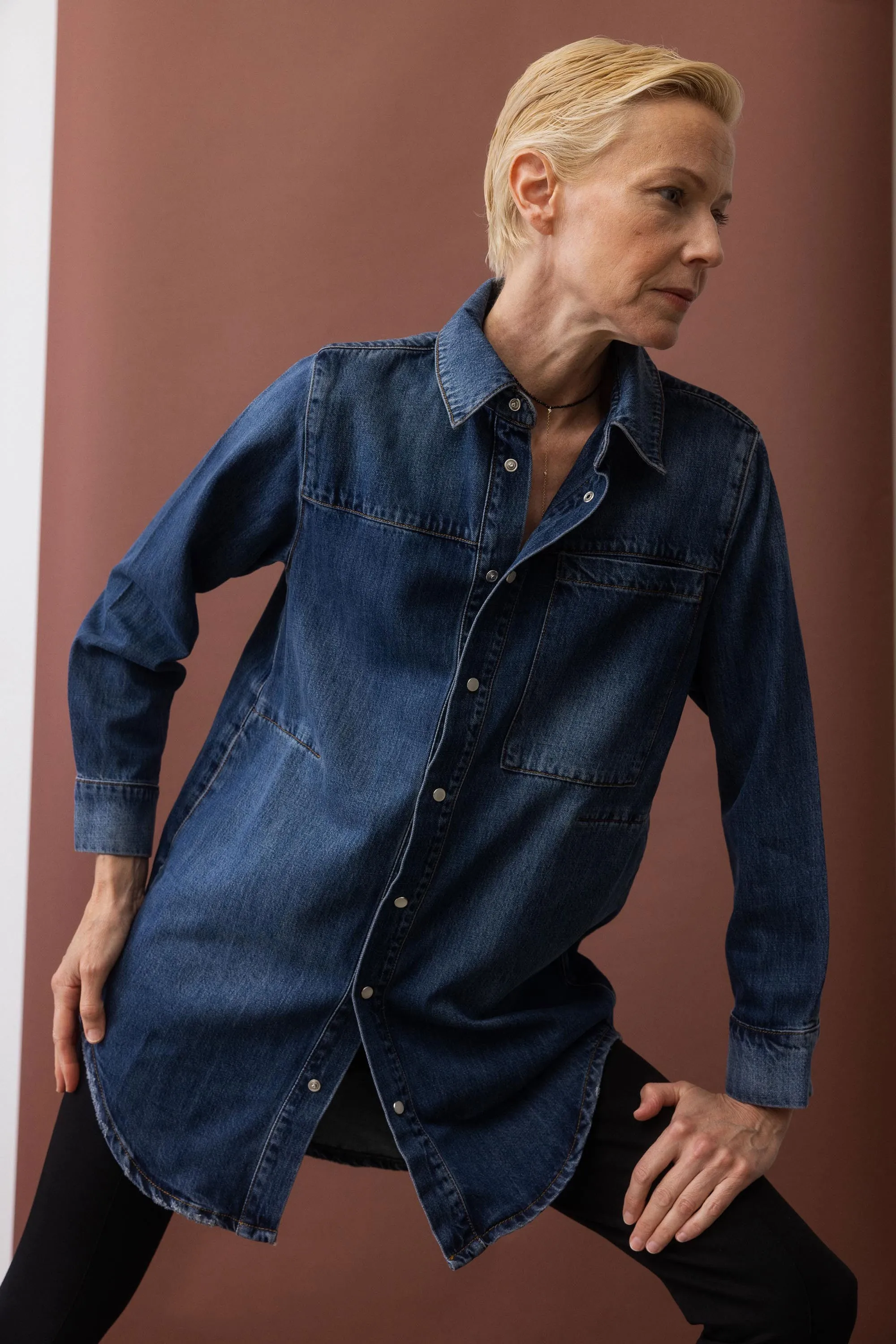 Relaxed Light Denim Tunic sold by Ruti product image thumbnail 2