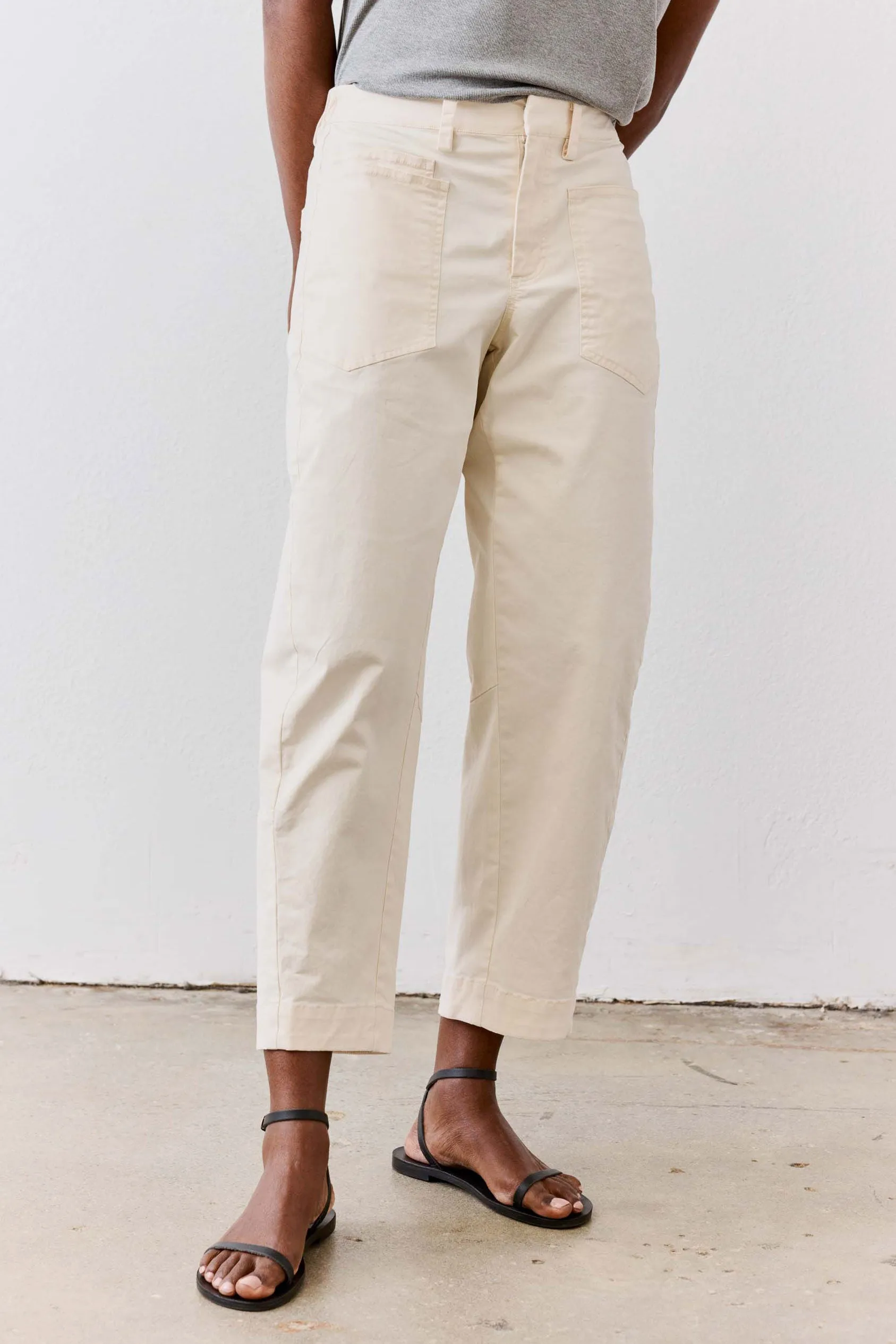 The Slouchy Soft Twill Pants With Elastic sold by Ruti product image thumbnail 4