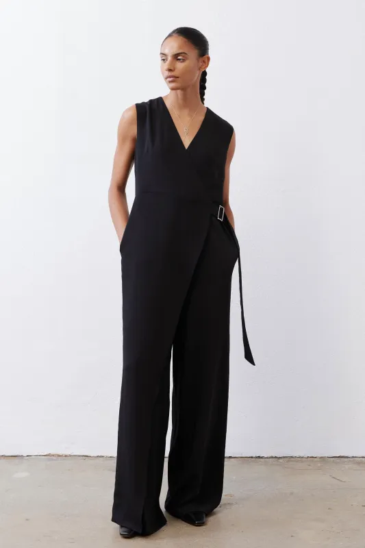 Sleeveless Wrap Jumpsuit made by Ruti