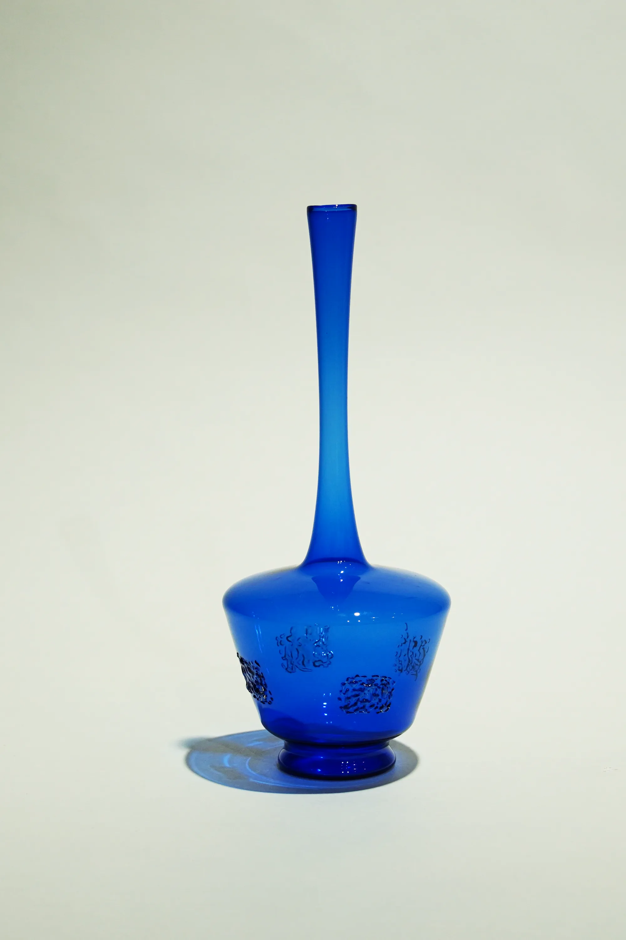 LIGHT GLASS VASE-118 NR-KR-452 Lauscha VINTAGE FLOWERVASE sold by SwTRAS